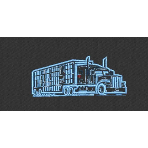 Truck Embroidery Design