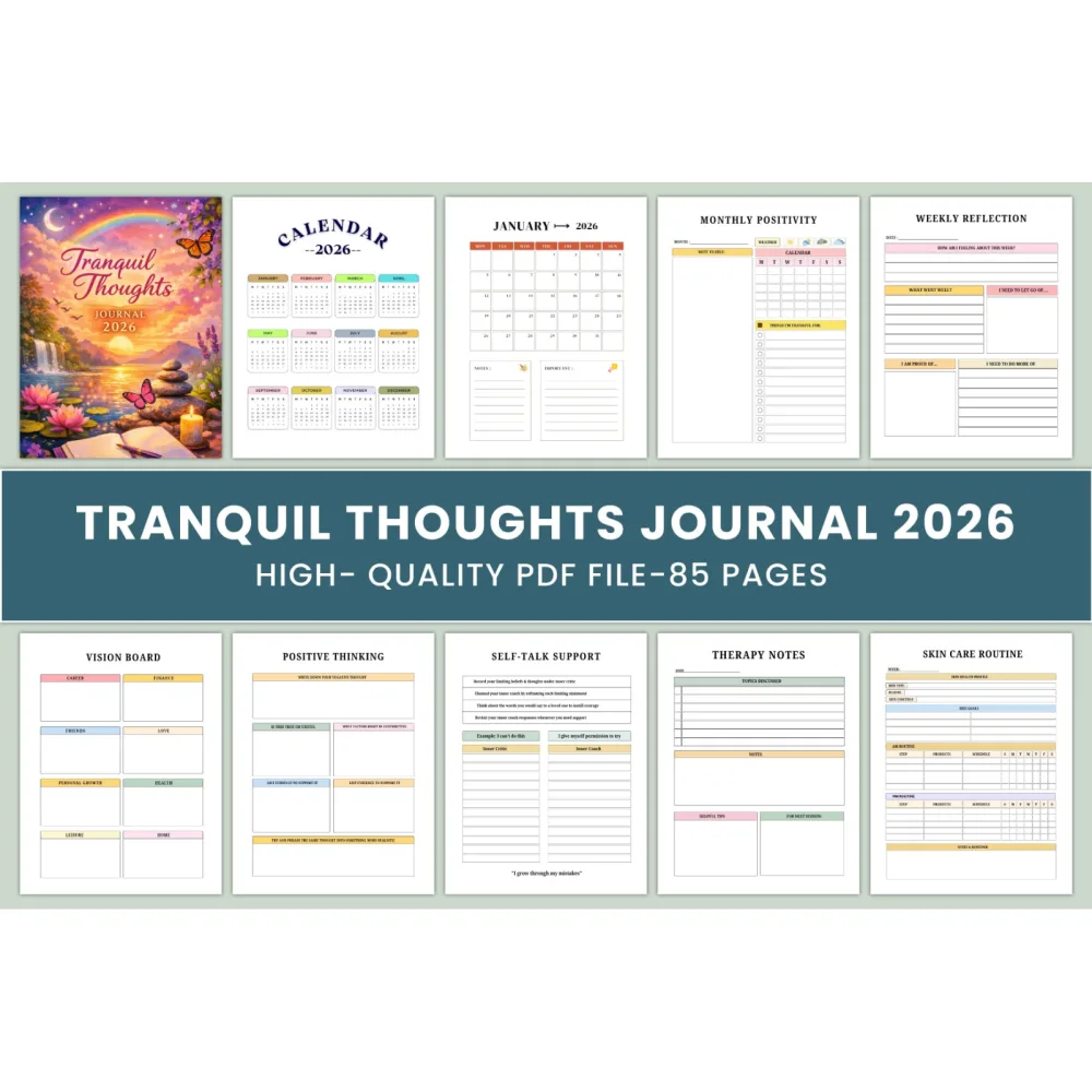 Tranquil Thoughts Journal