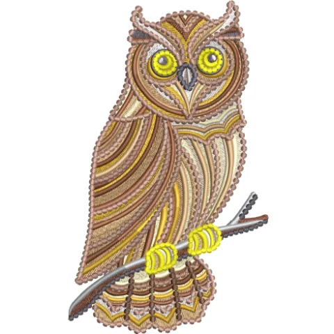 Owl Embroidery Design