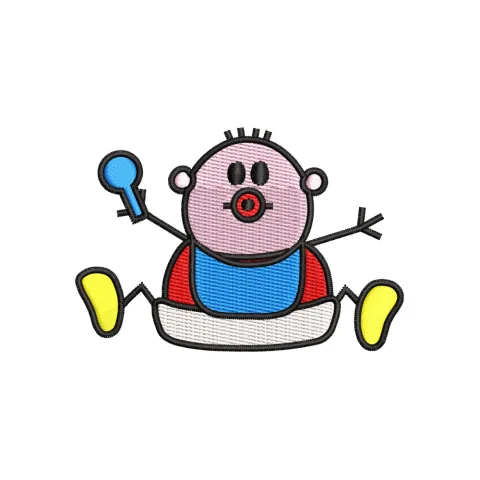 Man Latchore Embroidery Design