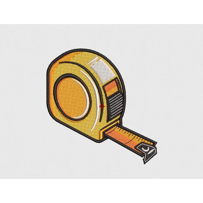 Inch Tape Embroidery Design