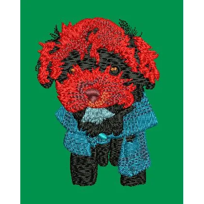 Puppy Embroidery Design