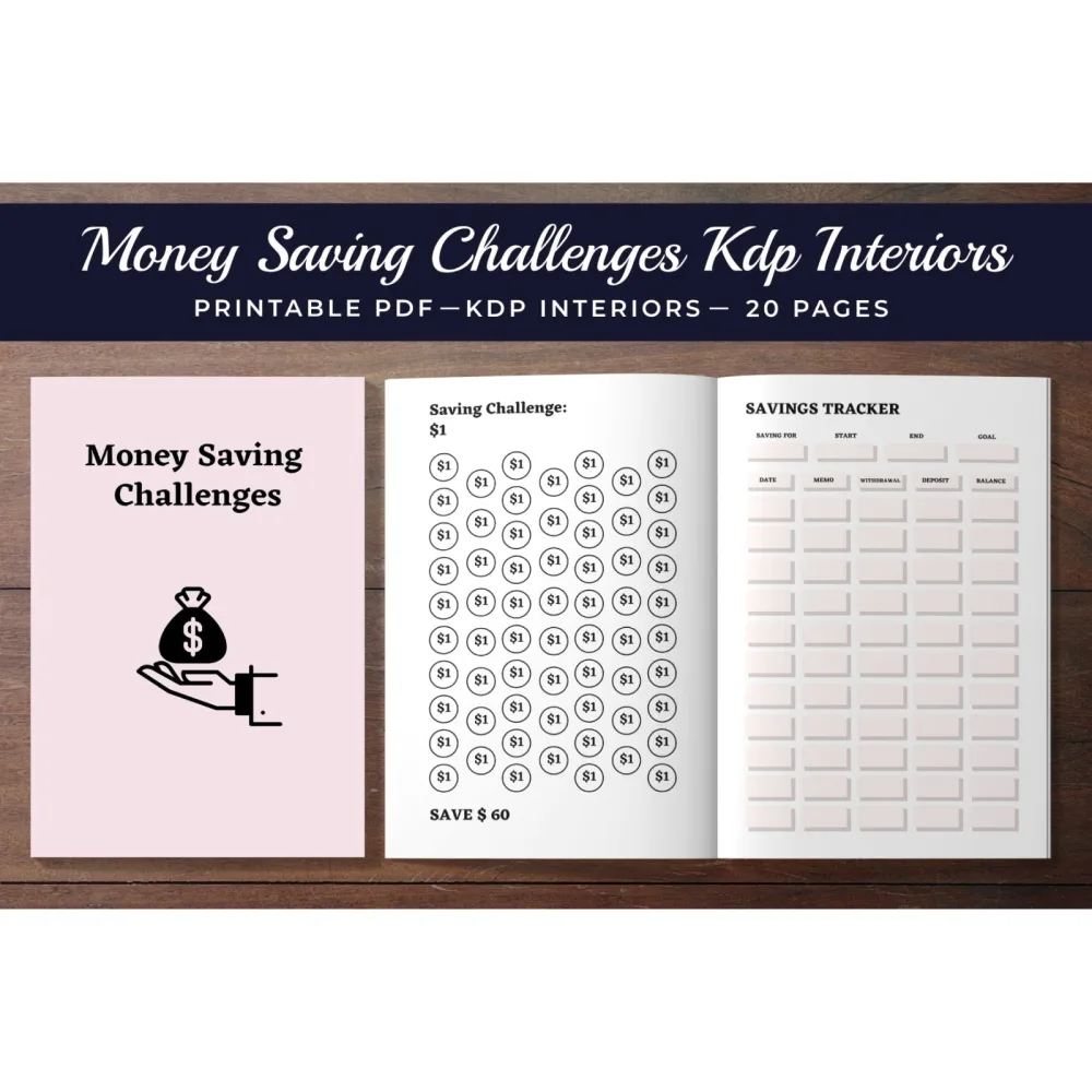 Money Savings Challenges Planner