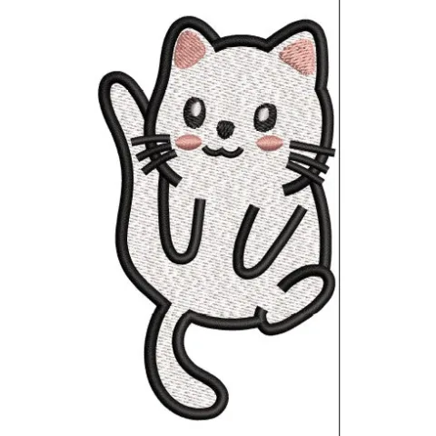 Cat Embroidery Design