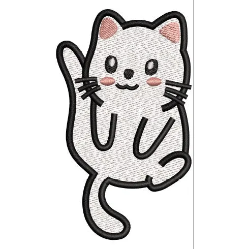 Cat Embroidery Design