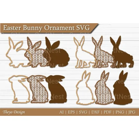 Easter Bunny SVG Bundle