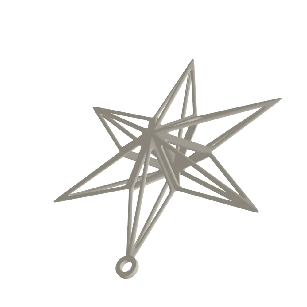Christmas Star 3D Print STL File
