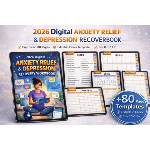 Anxiety Relief Depression Recovery Workbook