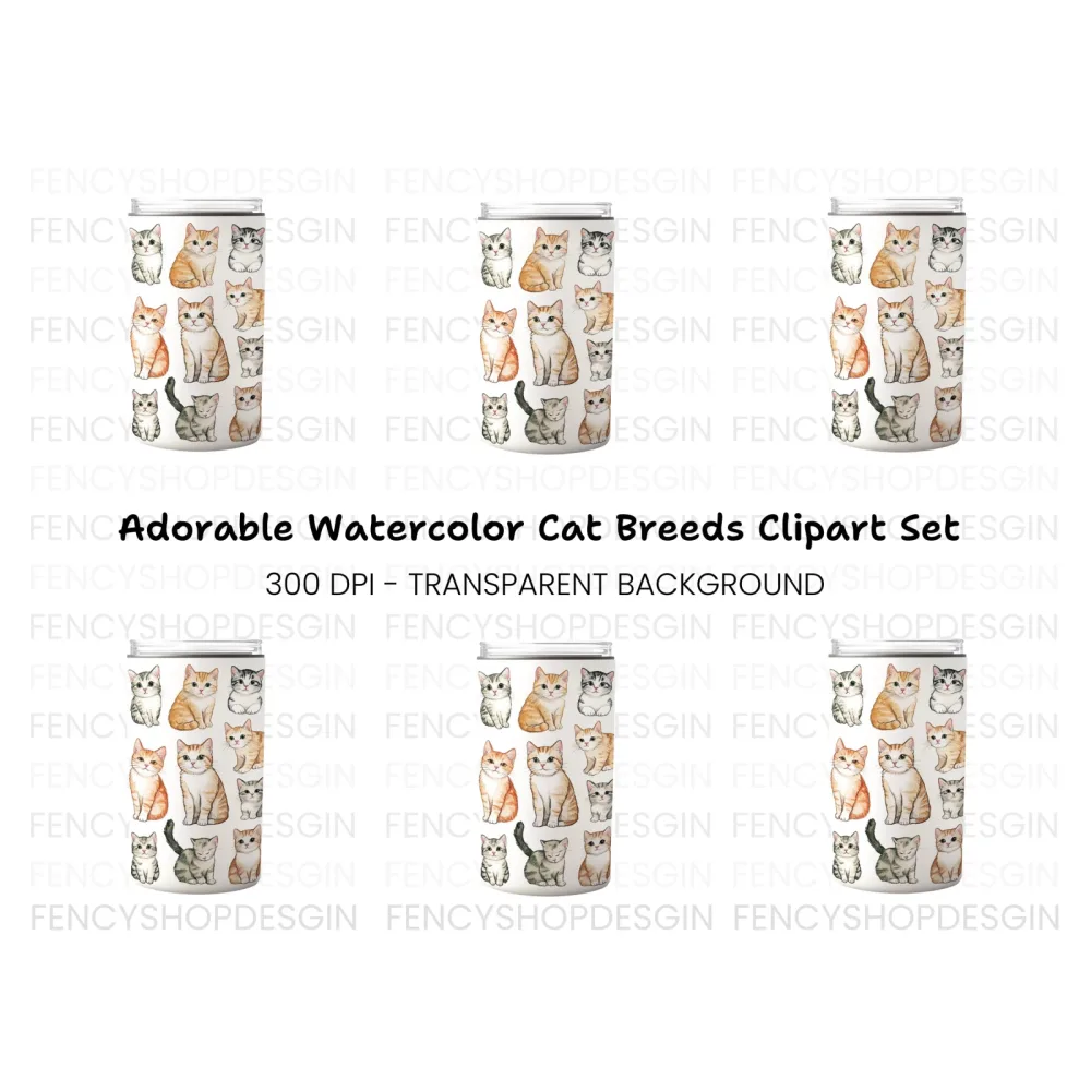 Adorable Kitten Clipart Bundle