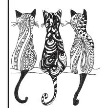 Cat Embroidery Design