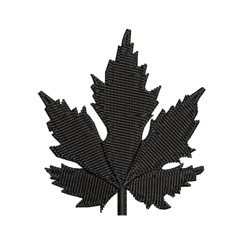 Canada Leaf Embroidery Design