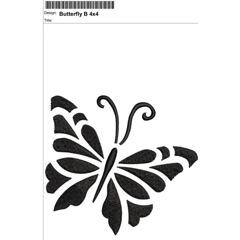 Butterfly Embroidery Design