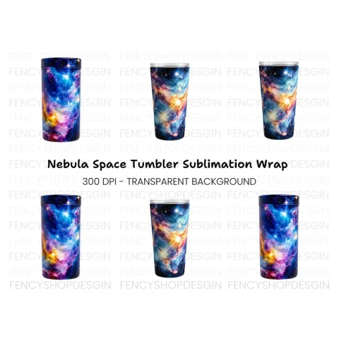 Galaxy Tumbler Clipart Bundle