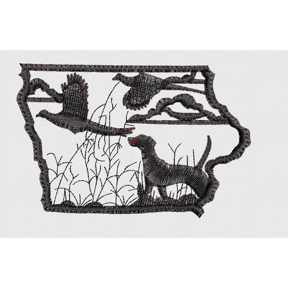 Forest Embroidery Design