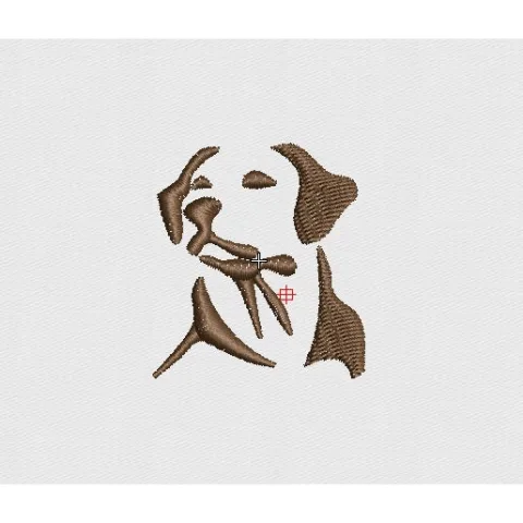Dog Embroidery Design
