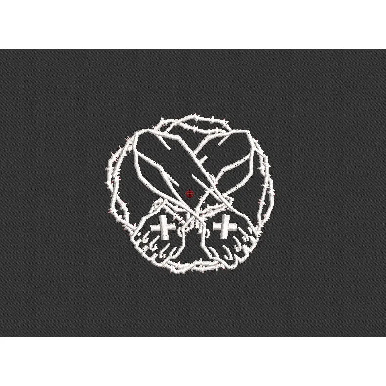 Hands Embroidery Design
