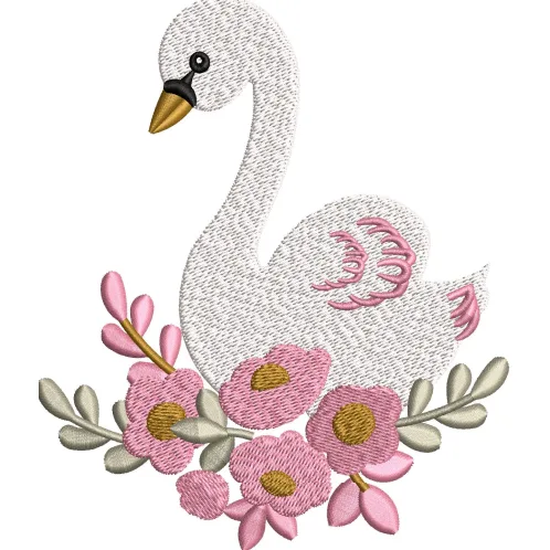 Duck Embroidery Design