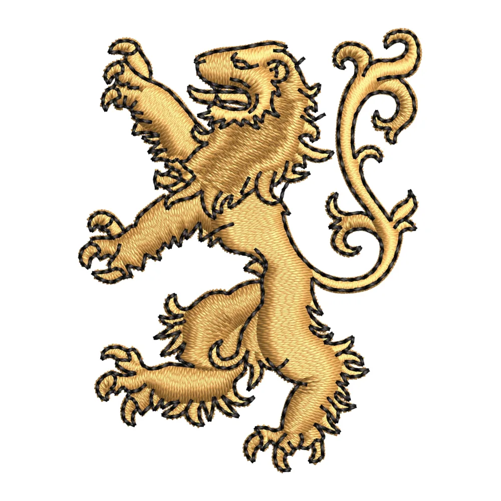 The Lion Embroidery Design