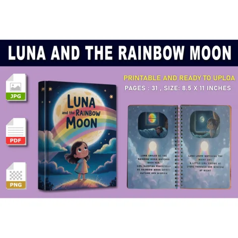 Luna and the Rainbow Moon Book