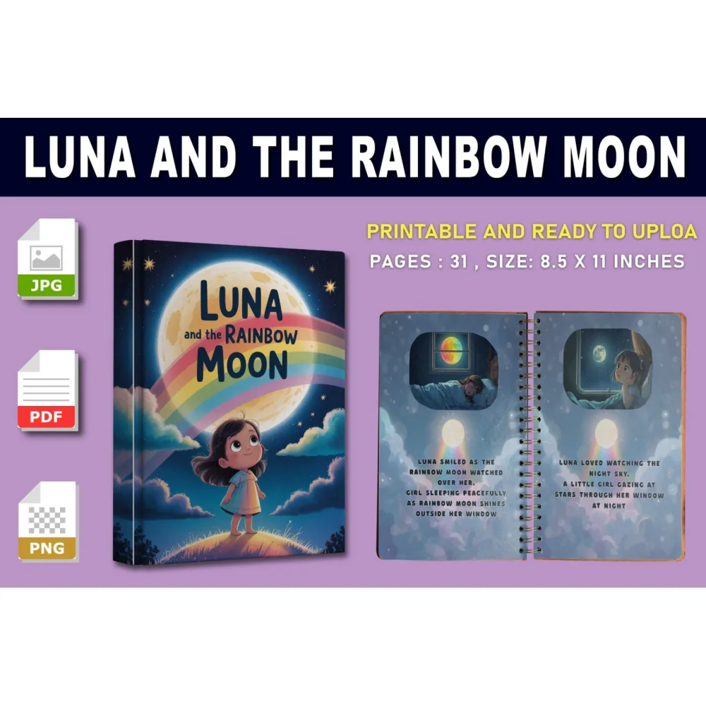 Luna and the Rainbow Moon Book