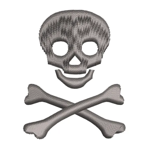 Skull Embroidery Design