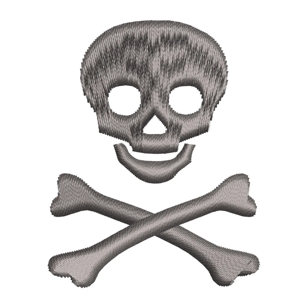 Skull Embroidery Design