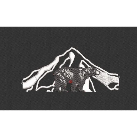 Bear Embroidery Design