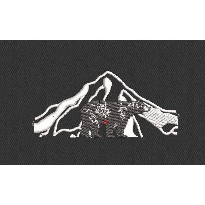 Bear Embroidery Design