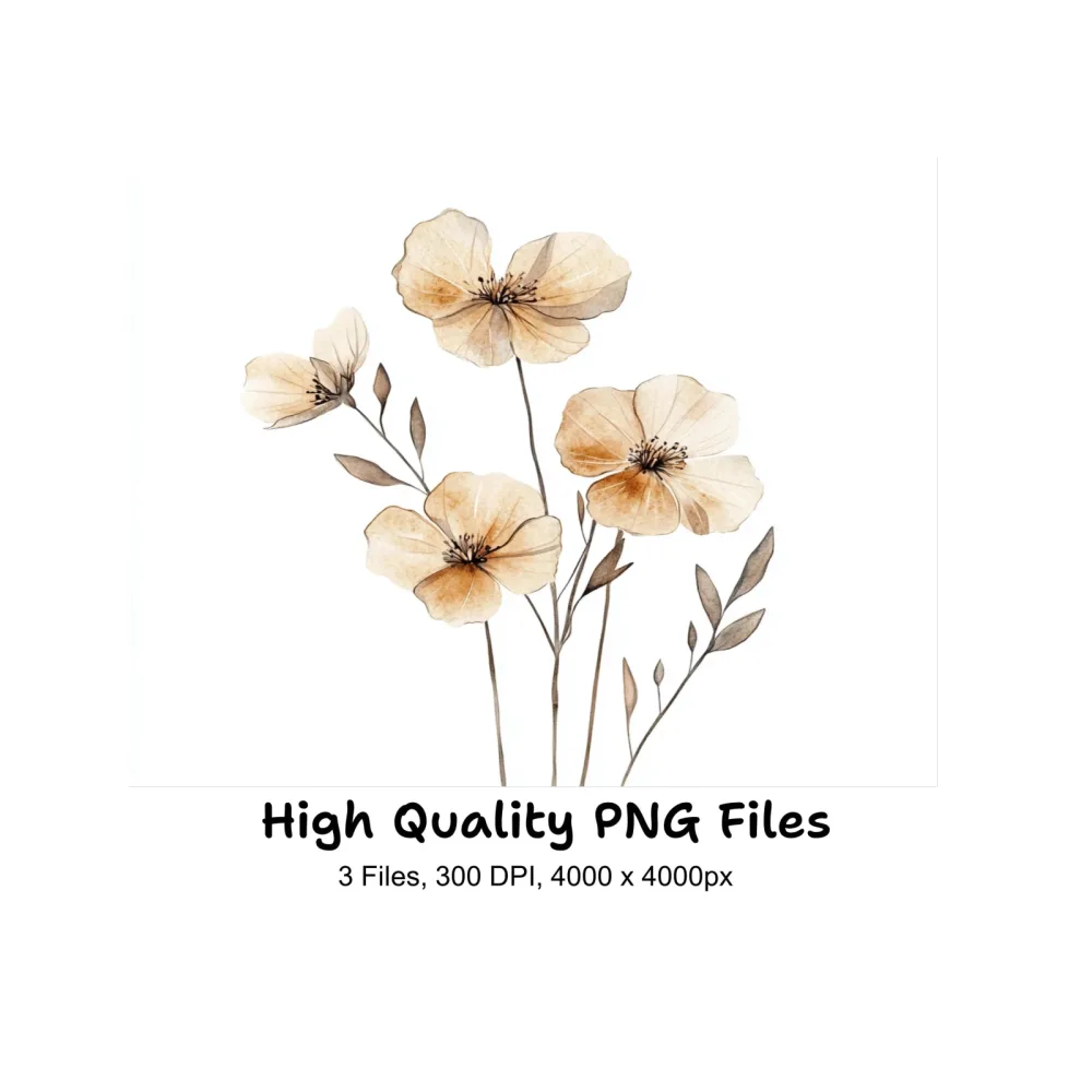 Wildflower Clipart Bundle