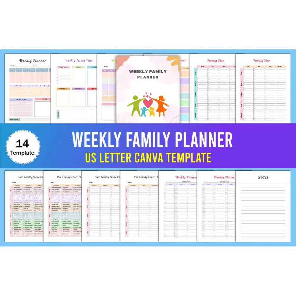 Weekly Family Planner
