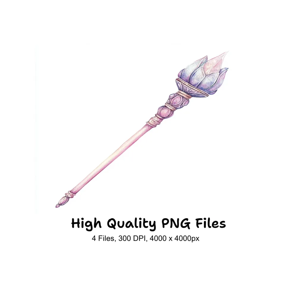 Magical Wands Clipart Bundle