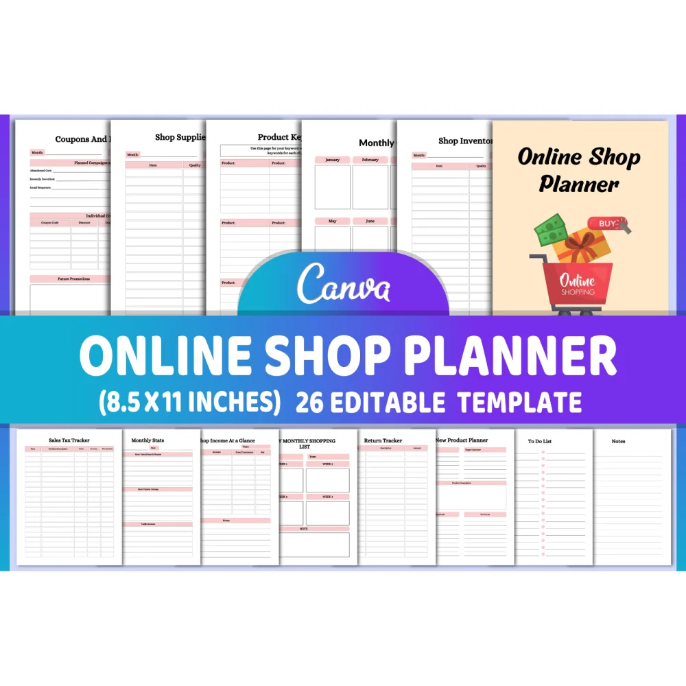 Online Shop Planner