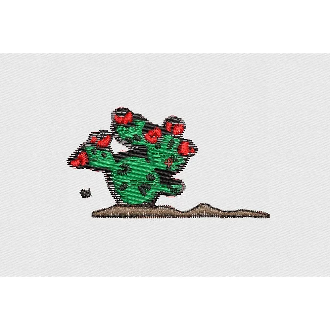 Cactus Embroidery Design