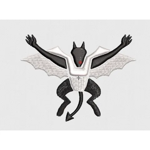 Bats Embroidery Design