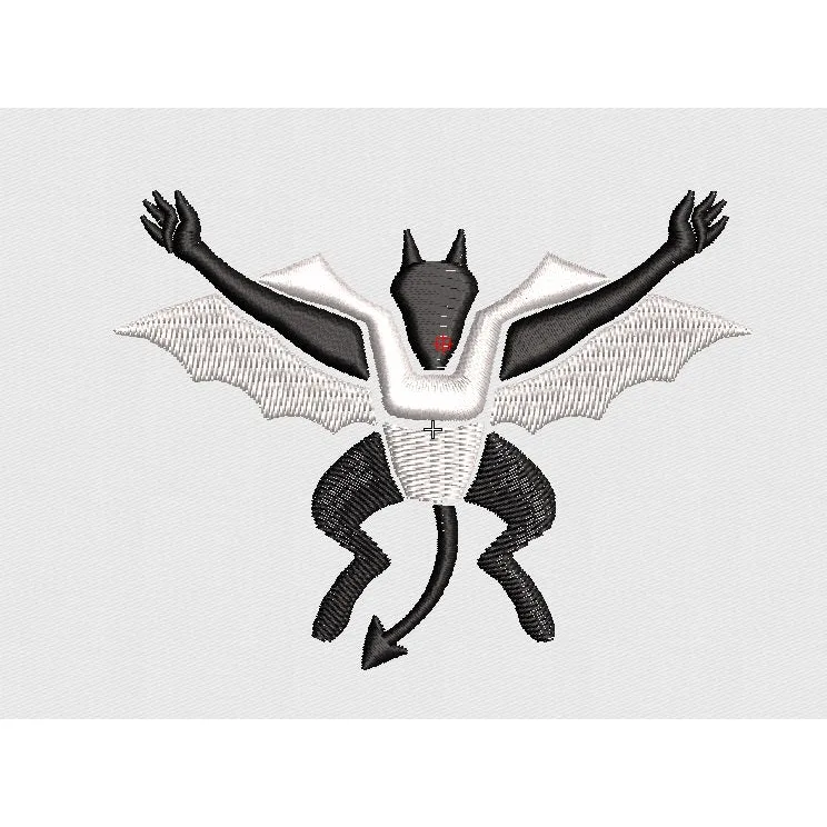 Bats Embroidery Design