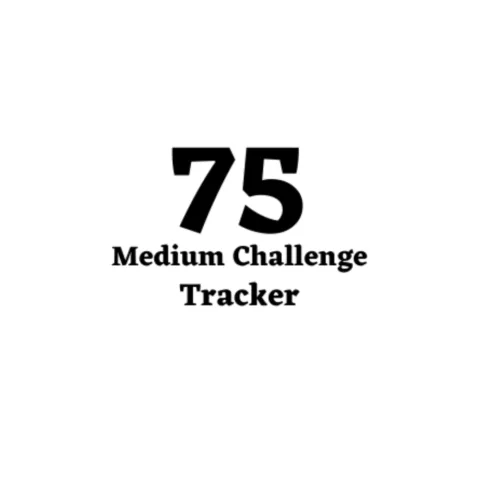 75 Medium Challenge Tracker Bundle