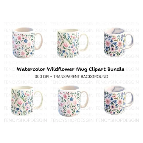 Wildflower Clipart Bundle