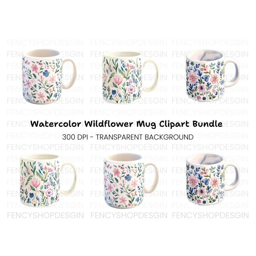 Wildflower Clipart Bundle