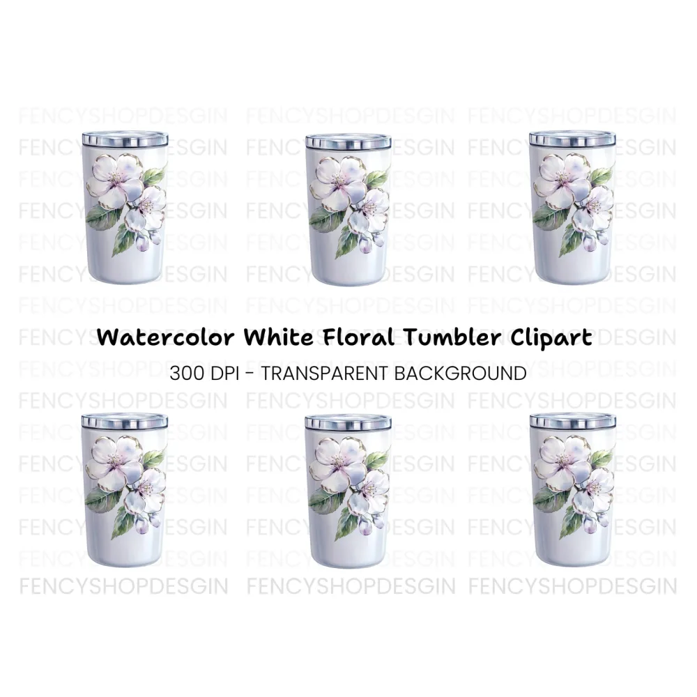 Apple Blossom Travel Clipart Bundle