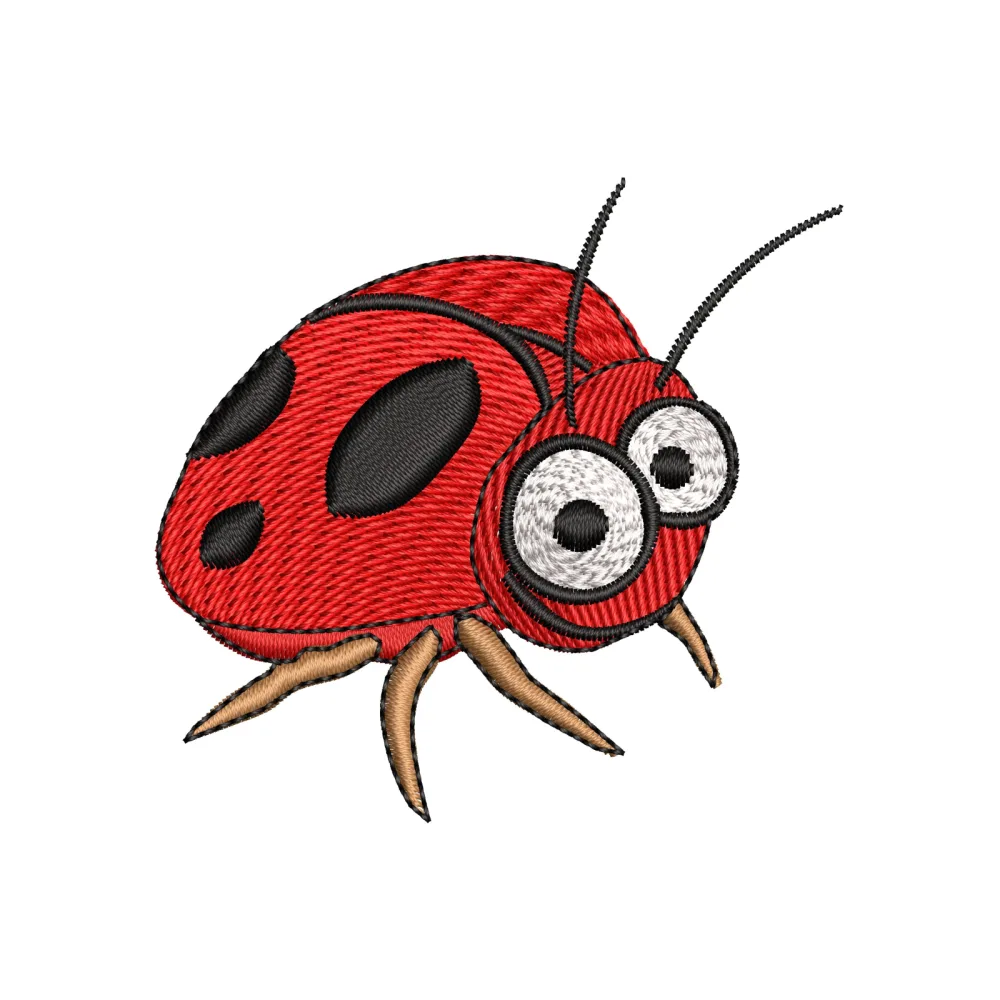 Ladybird Embroidery Design