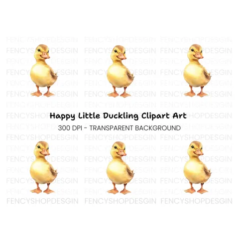 Baby Duck Clipart Bundle