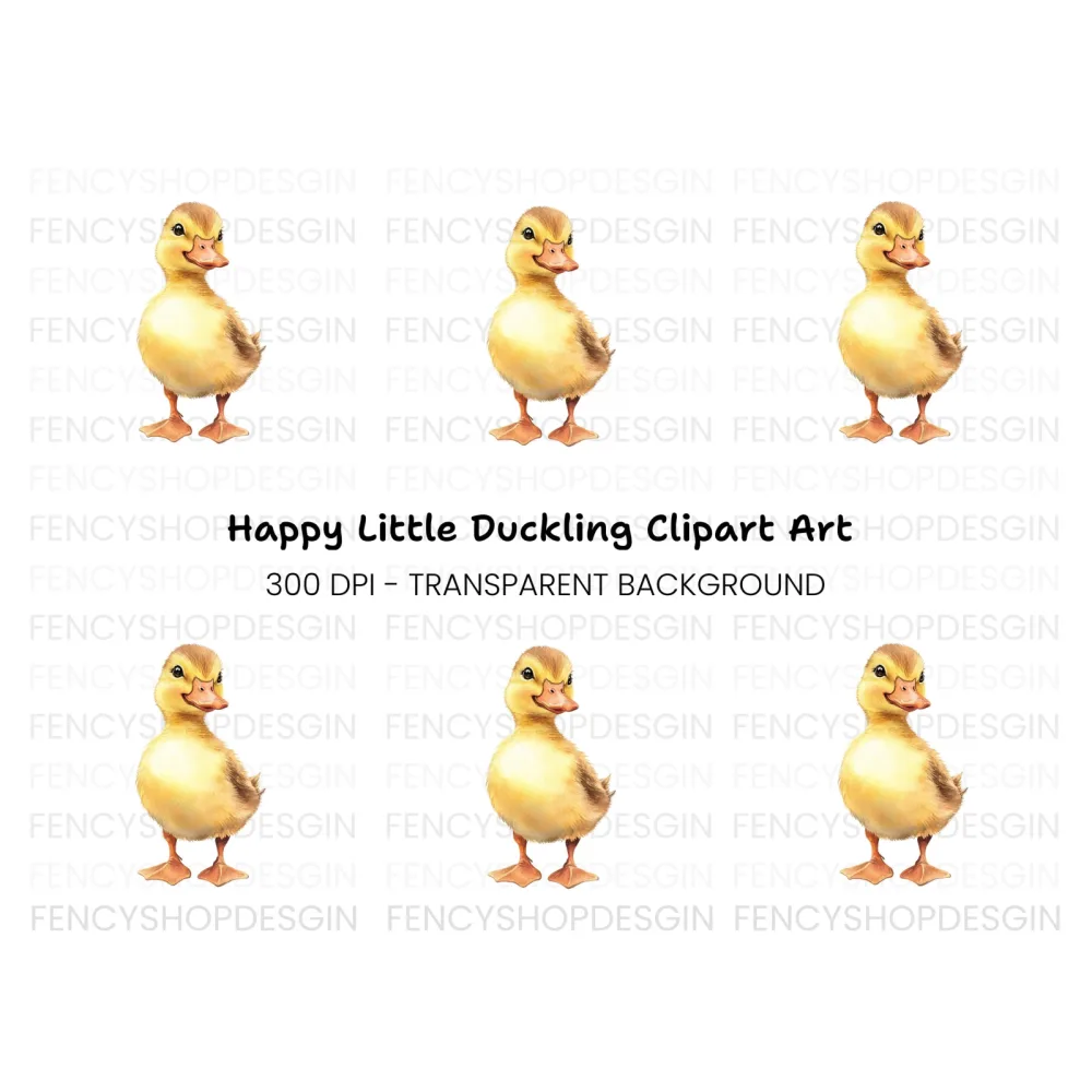 Baby Duck Clipart Bundle