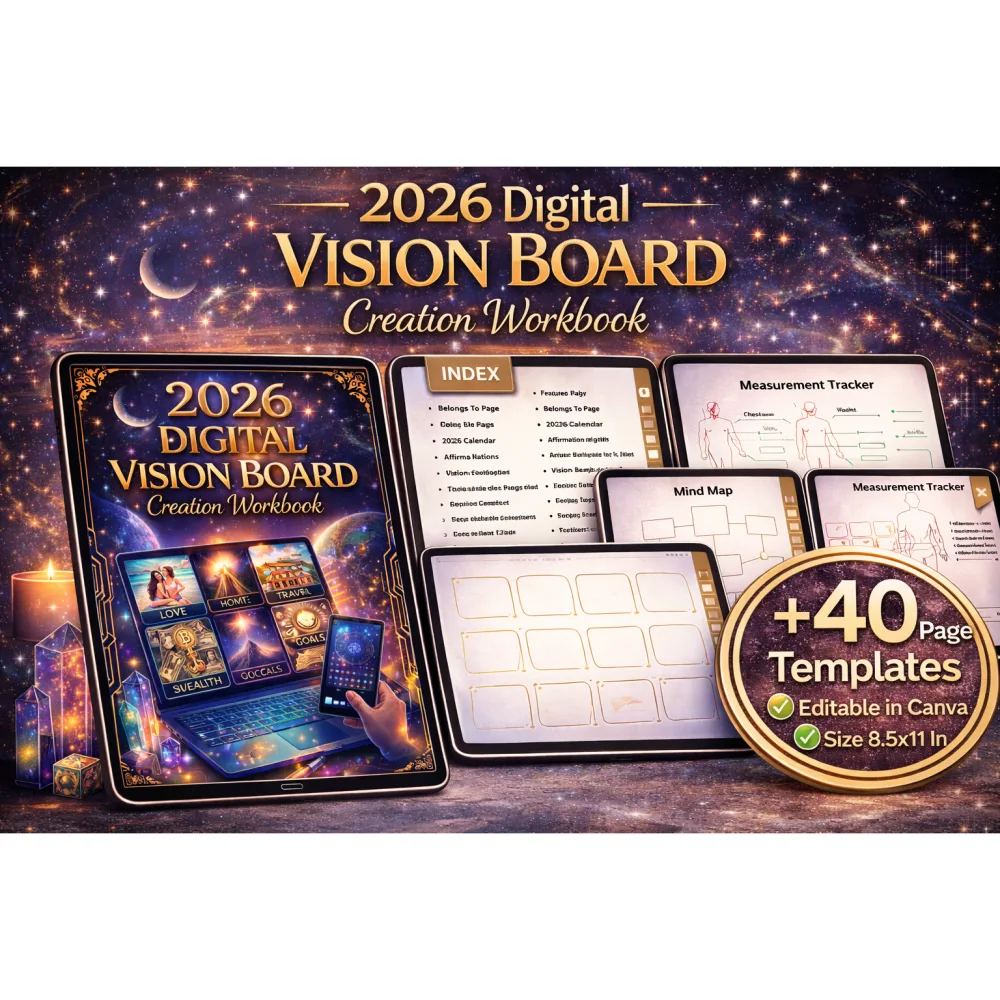 Vision Board Creation Book