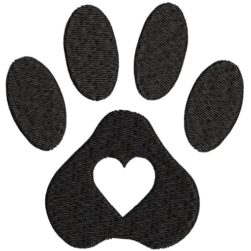 Paw Embroidery Design