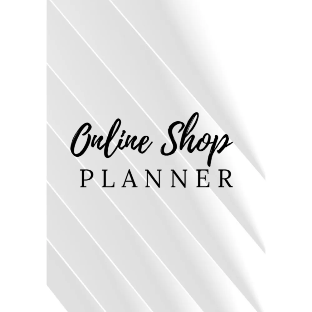 Online Shop Planner Bundle