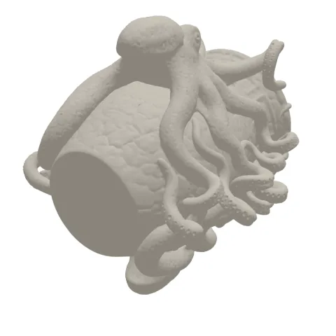 Octopus Vase 3D Print STL File