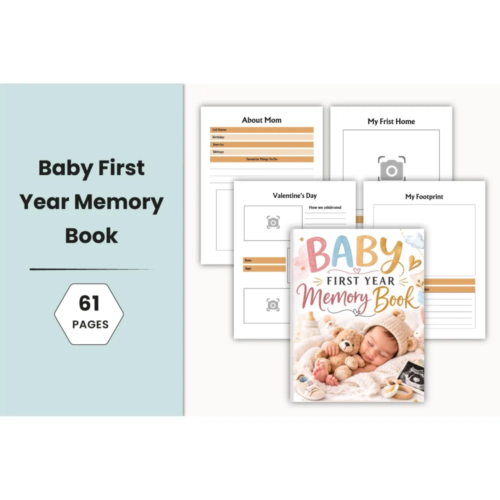 Baby's First Year Memory Planner