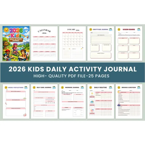 Kids Daily Activity Journal