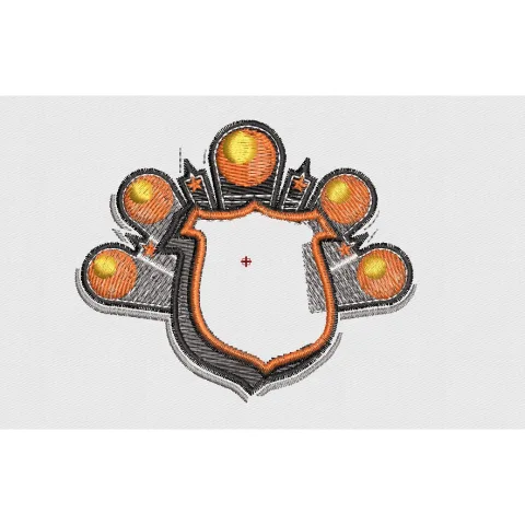 Bomb Embroidery Design