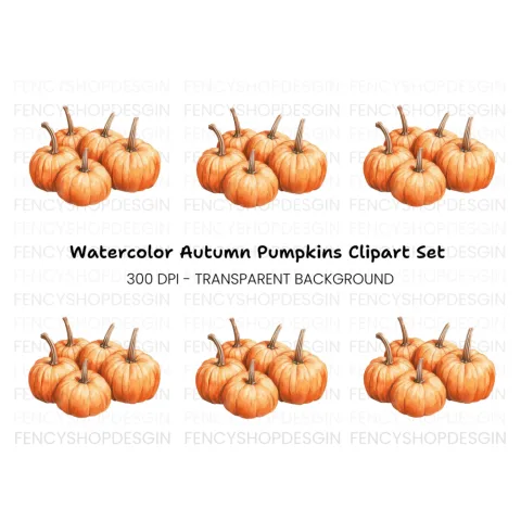 Pumpkin Patch Clipart Bundle